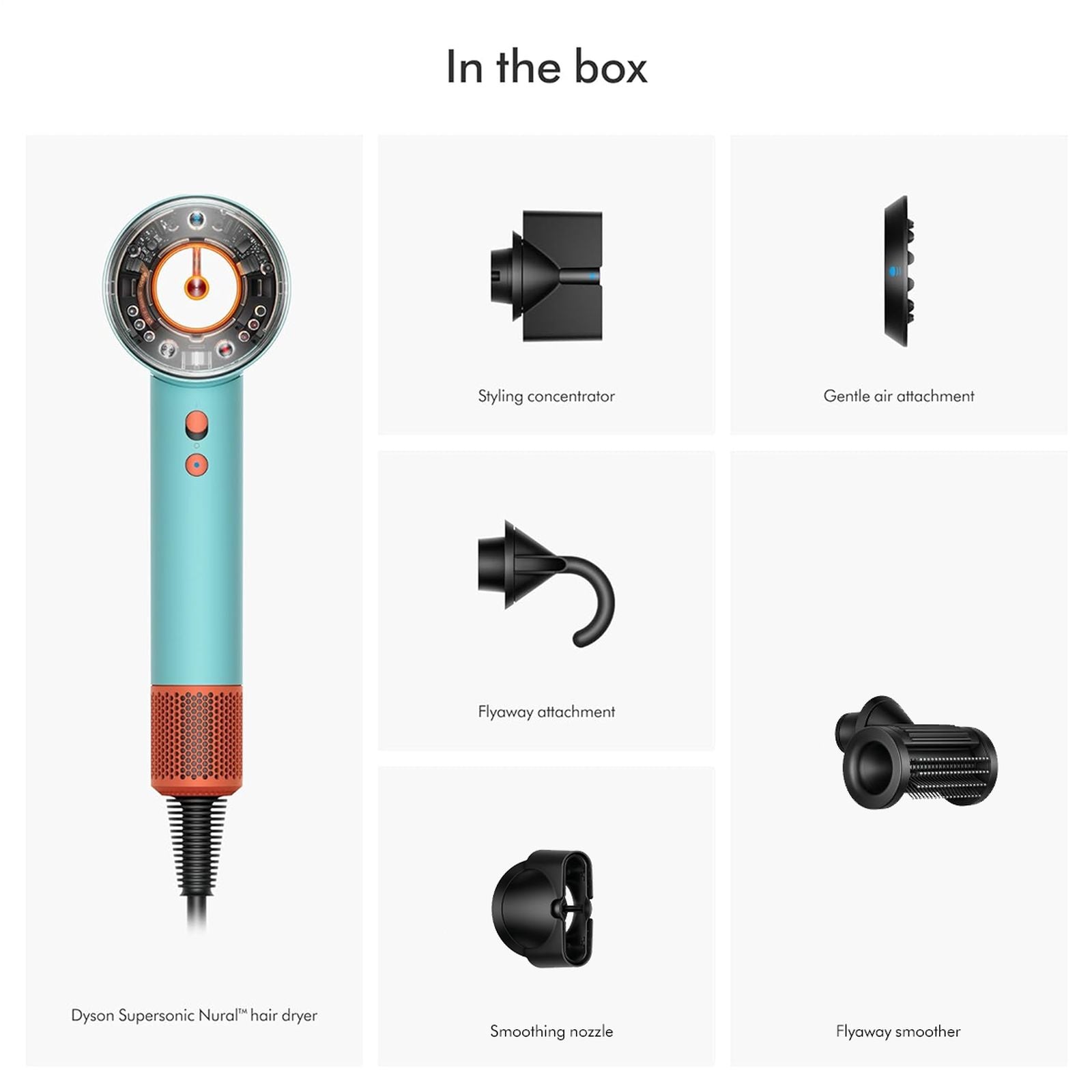 Dyson Supersonic Nural Hair Dryer: 4 Heat, Cold Blast, Hyperdymium Motor