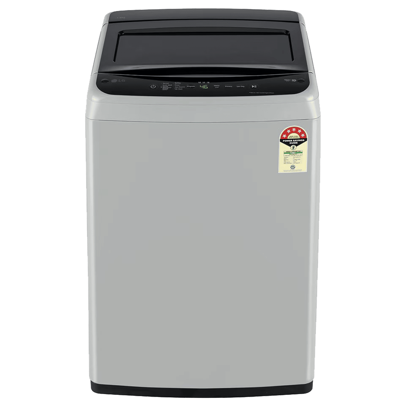 LG 7.5kg 5 Star Smart Inverter Fully Automatic Top Load Washer, Silver