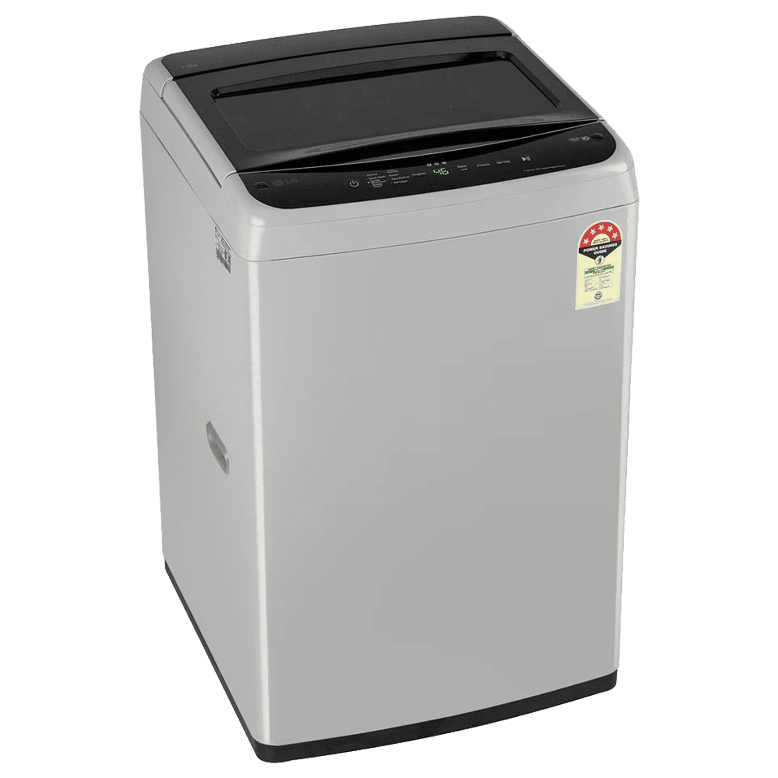 LG 7.5kg 5 Star Smart Inverter Fully Automatic Top Load Washer, Silver