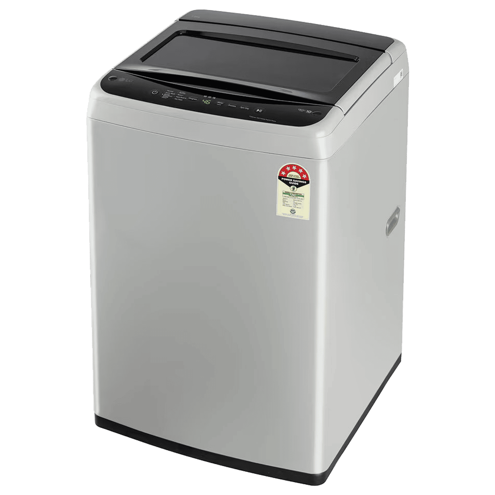 LG 7.5kg 5 Star Smart Inverter Fully Automatic Top Load Washer, Silver