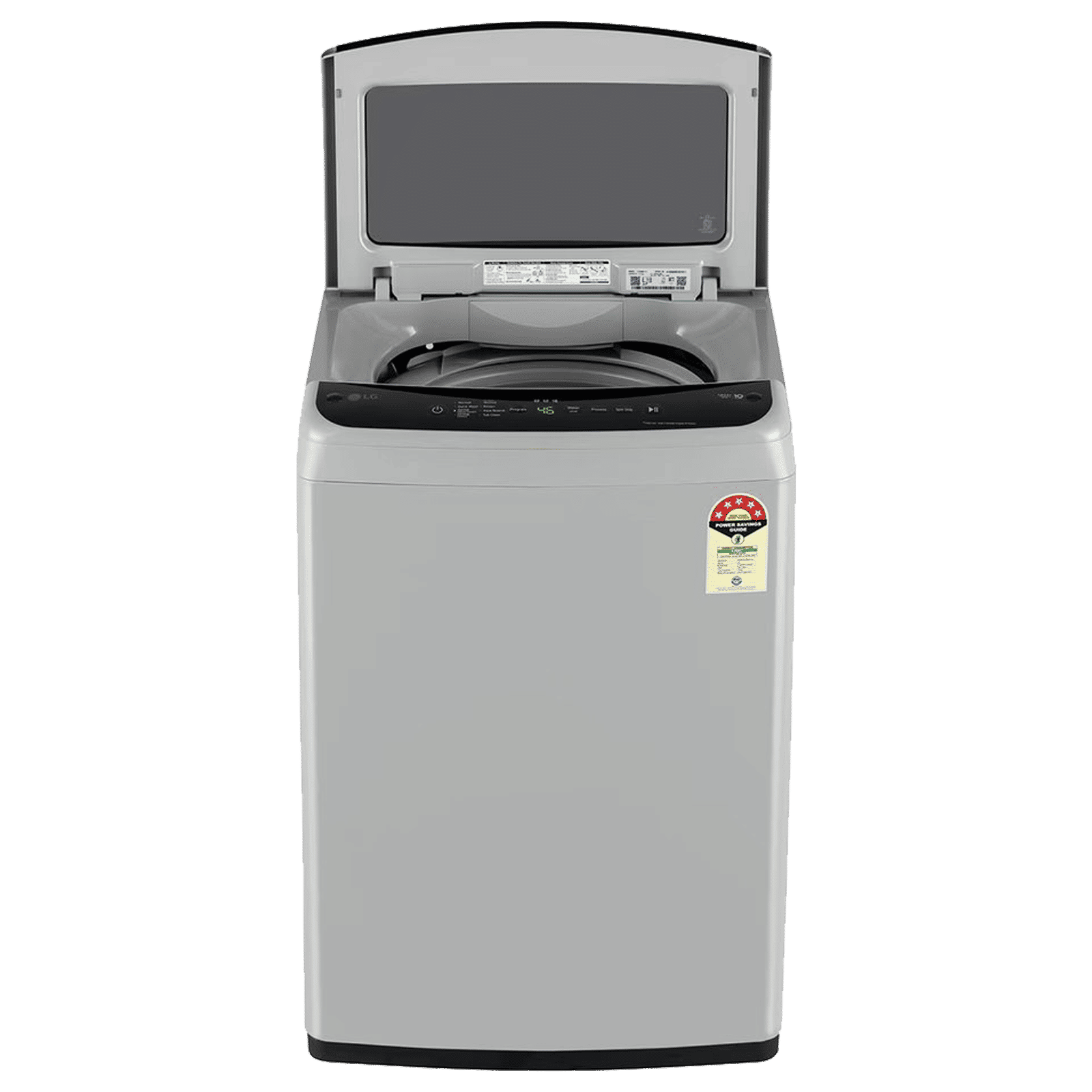 LG 7.5kg 5 Star Smart Inverter Fully Automatic Top Load Washer, Silver