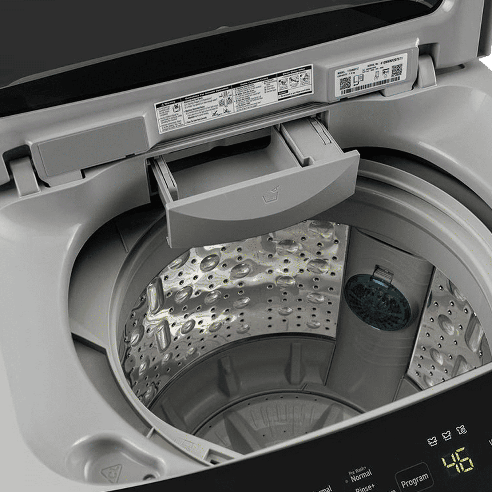 LG 7.5kg 5 Star Smart Inverter Fully Automatic Top Load Washer, Silver