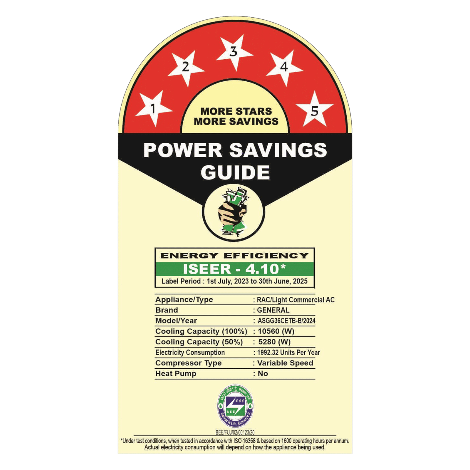 O General 3 Ton 5-Star Inverter Split AC: Hyper Tropical, PM 2.5 Filter