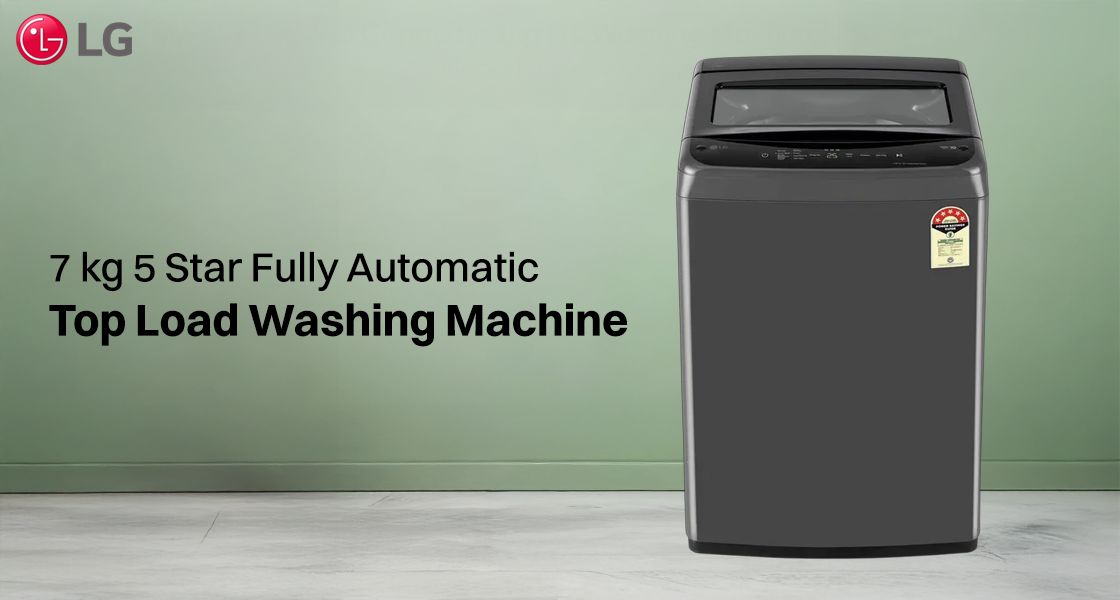 LG 7 kg 5 Star Smart Inverter Fully Automatic Top Load Washing Machine