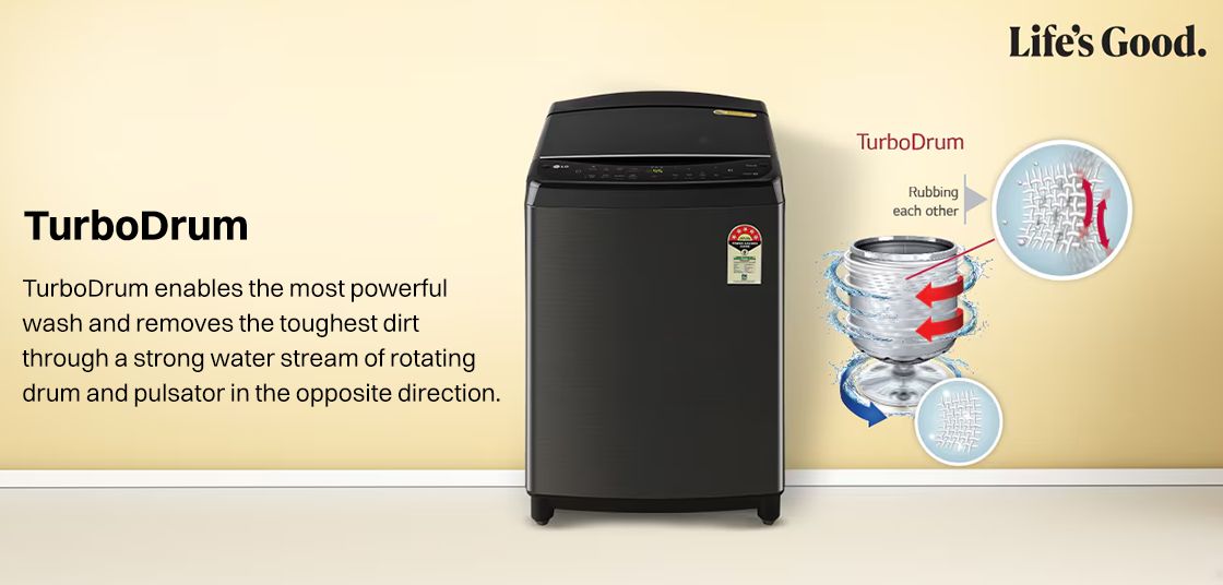 LG 7 kg 5 Star Smart Inverter Fully Automatic Top Load Washing Machine