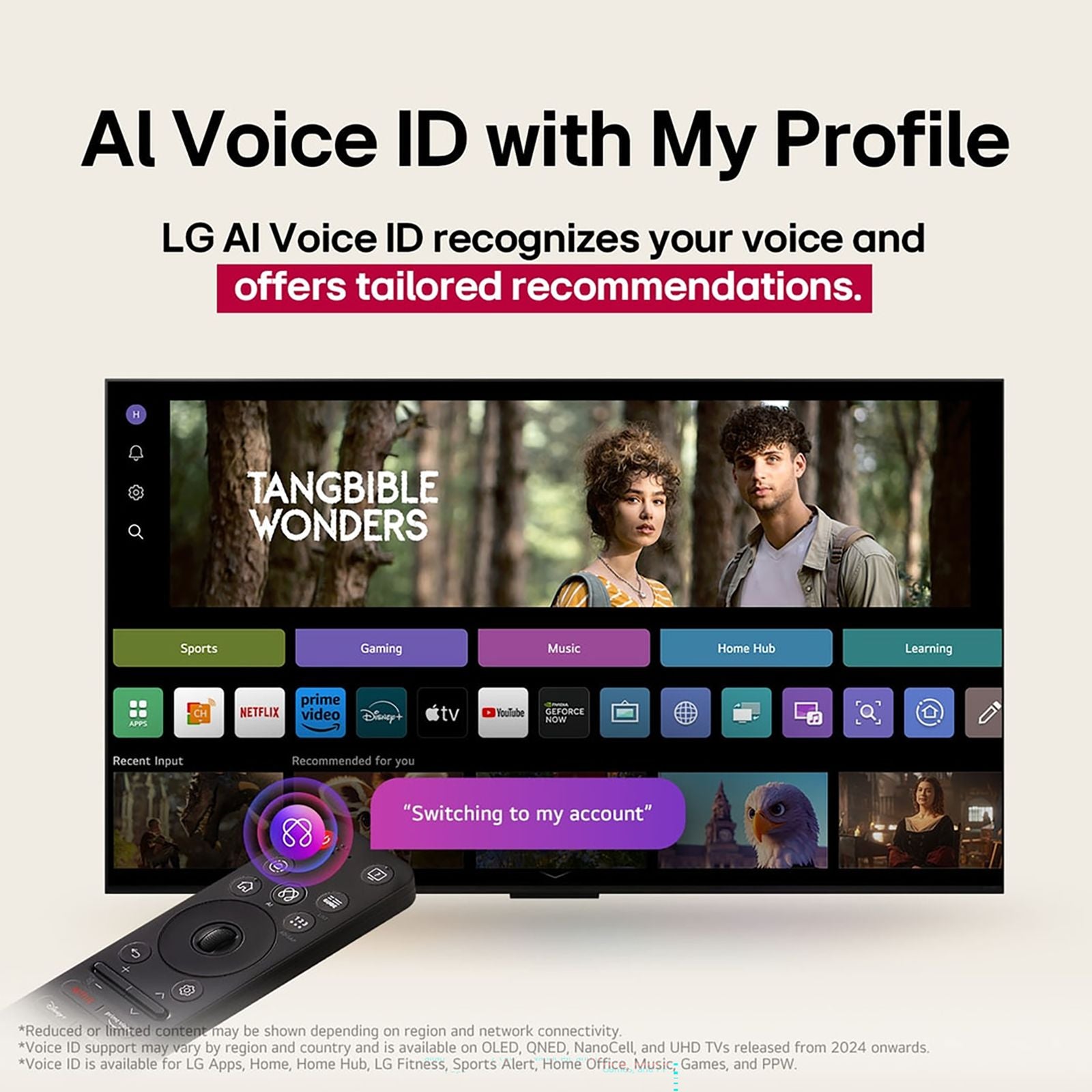 LG 43‑inch QNED 8BA 4K WebOS TV with Dolby Atmos