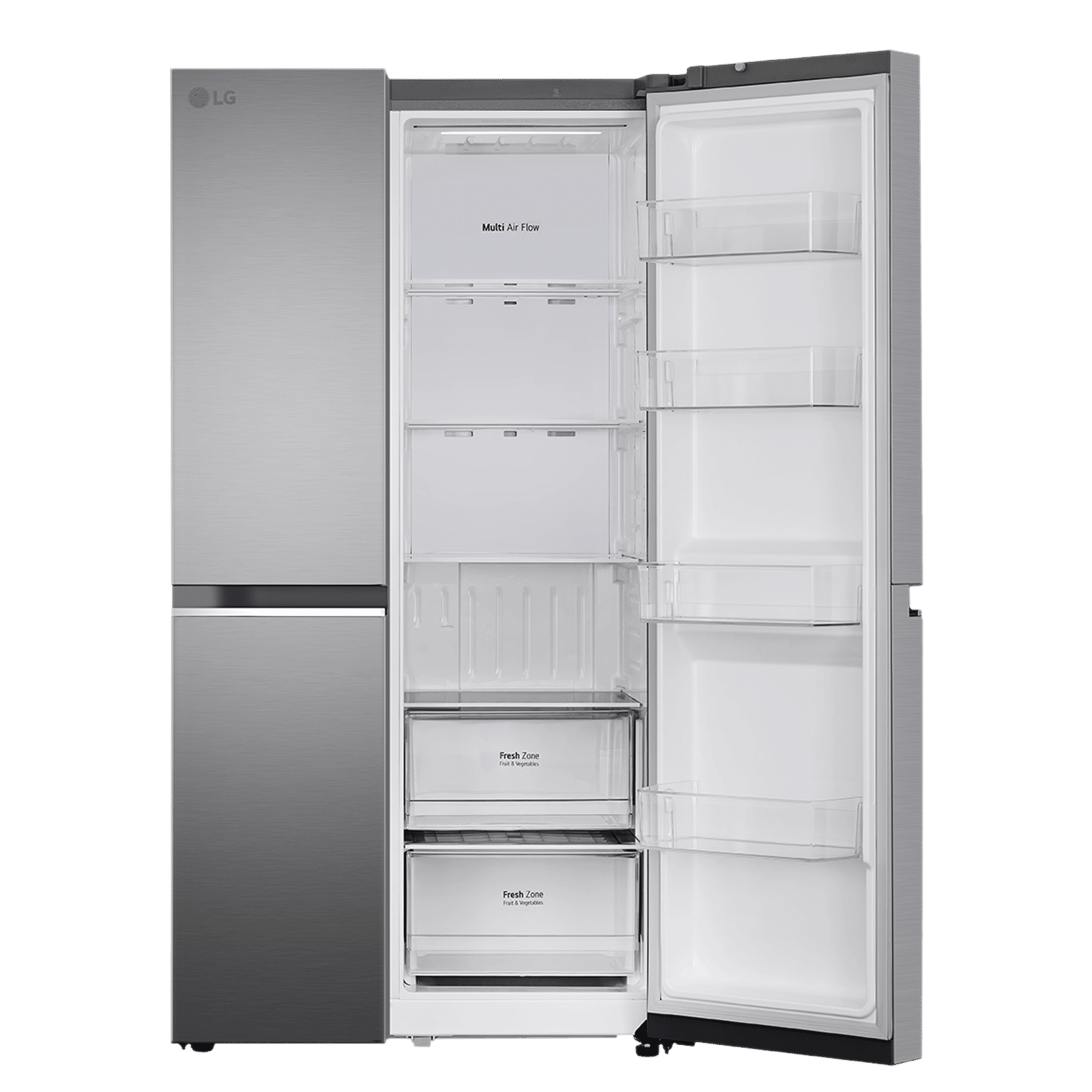LG 650 Litre 3 Star Frost-Free Side-by-Side Refrigerator with Multi Air Flow