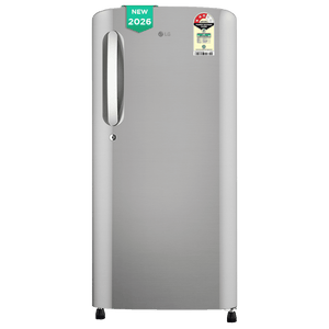 LG 185L 3 Star Direct Cool Single Door Refrigerator Shiny Steel (GLD1936YAPZ)