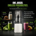 Hurom E30-ST Cold Press Juicer Mushroom - Side View