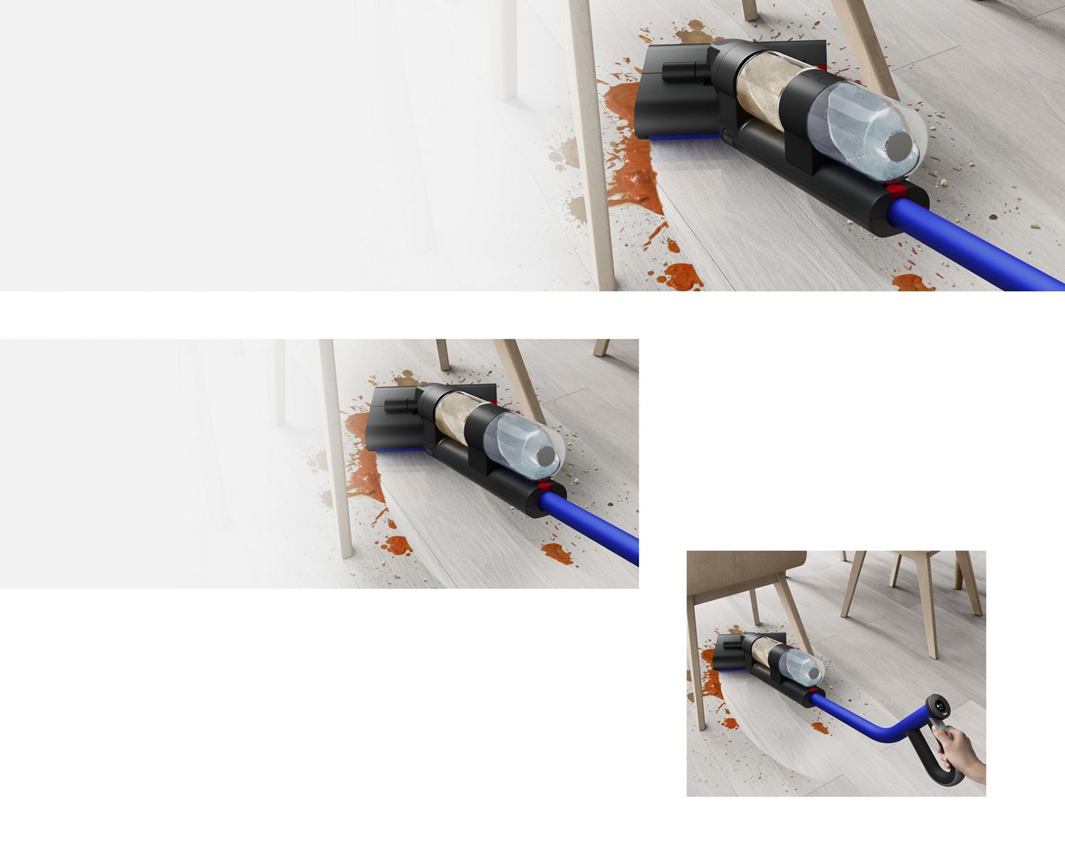 Dyson WashG1 Ultra Blue/Matt Black Wet Hard Floor Cleaner for Spotless Homes