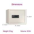Godrej NX Pro Digital 30L Ivory - Interior with Shelf