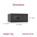Godrej NX Pro Digital 25L Ebony - Interior