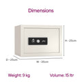 Godrej NX Pro Key Lock 15L Ivory - Interior View