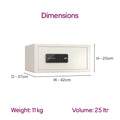 Godrej NX Pro Digital 25L Ivory - Interior