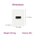 Godrej NX Pro Luxe Digi+ Bio 48L - Interior with Shelf