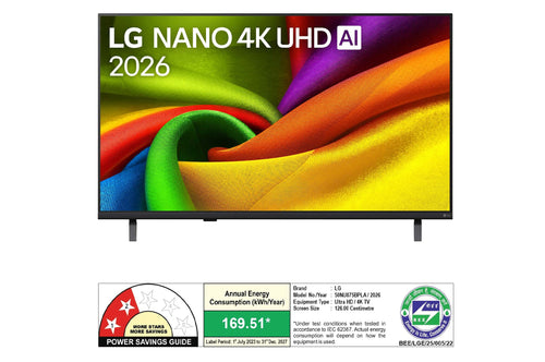 LG 50NU875BPLA — Side Angle View