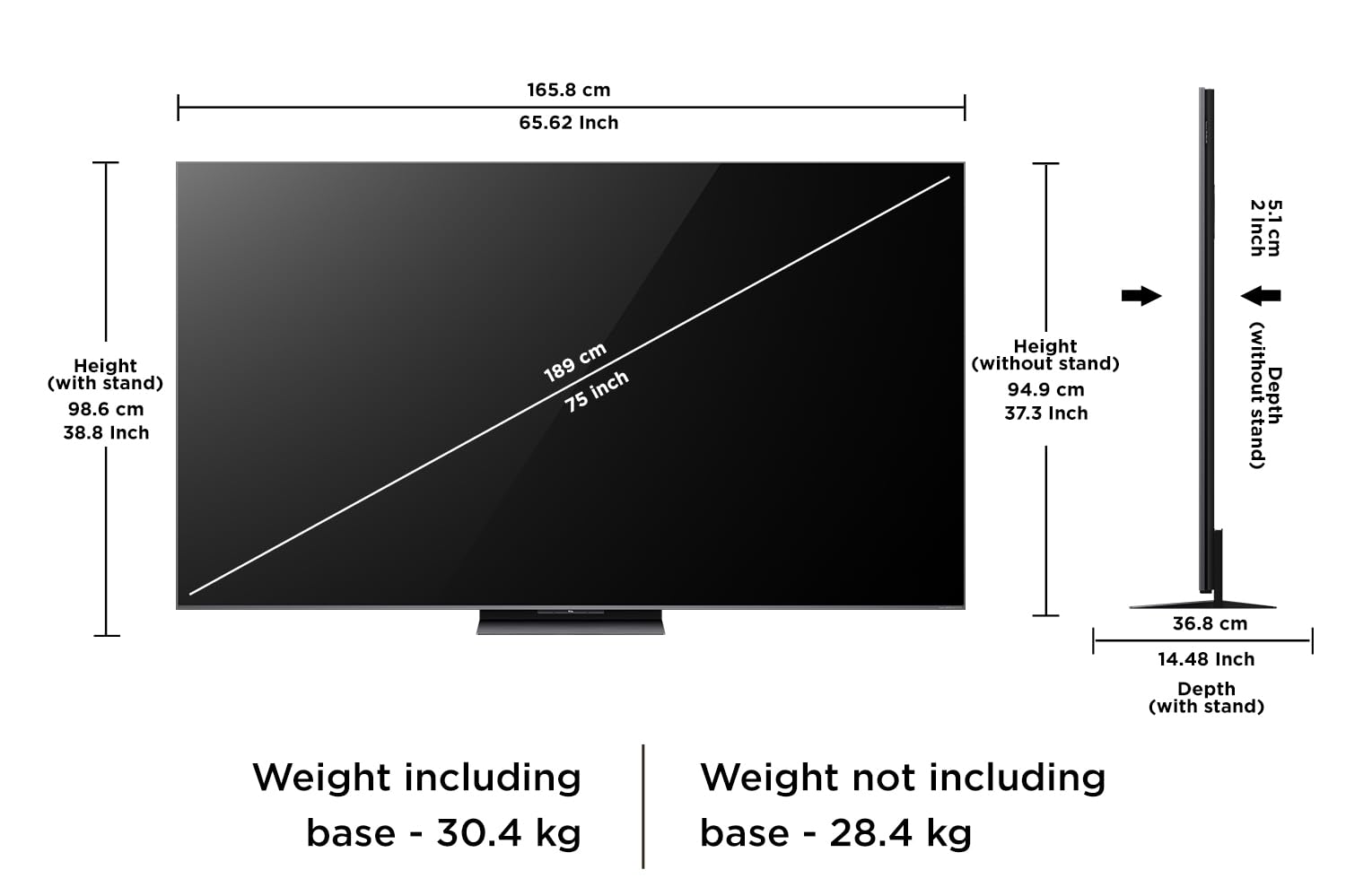 TCL 75‑Inch QD‑Mini LED Google TV 4K HDR 144Hz