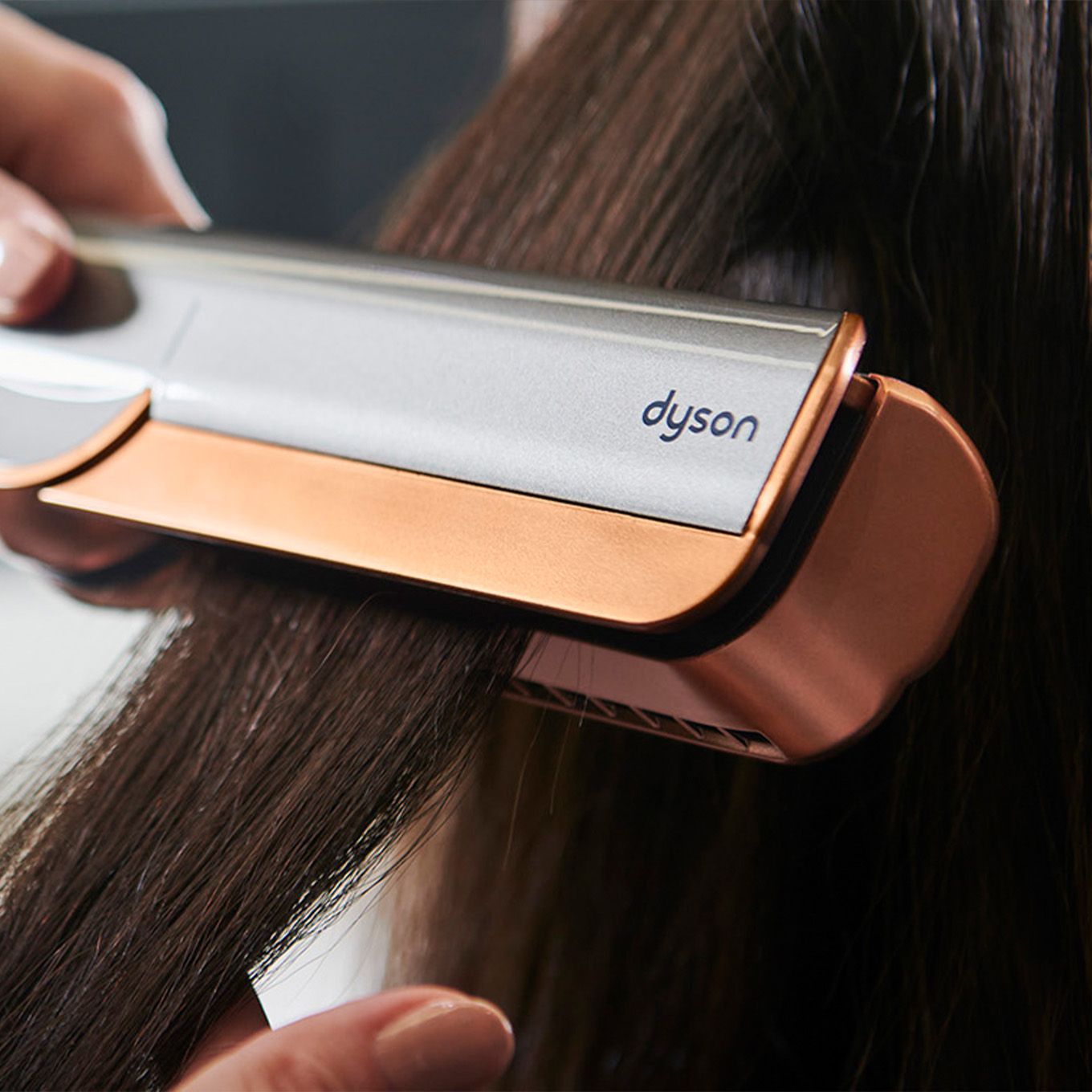 Dyson Airstrait Wet-to-Dry Hair Straightener with Airflow, Red Velvet Gold Colour