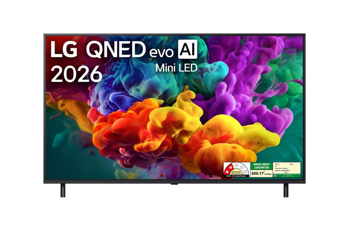 LG 55QNED85BLA QNED evo Smart TV - Front View
