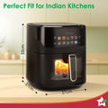 Wonderchef Evita 6.5L Digital Air Fryer - 10 Preset Functions