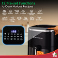 Wonderchef Evita 5L Digital Air Fryer - 12 Preset Functions