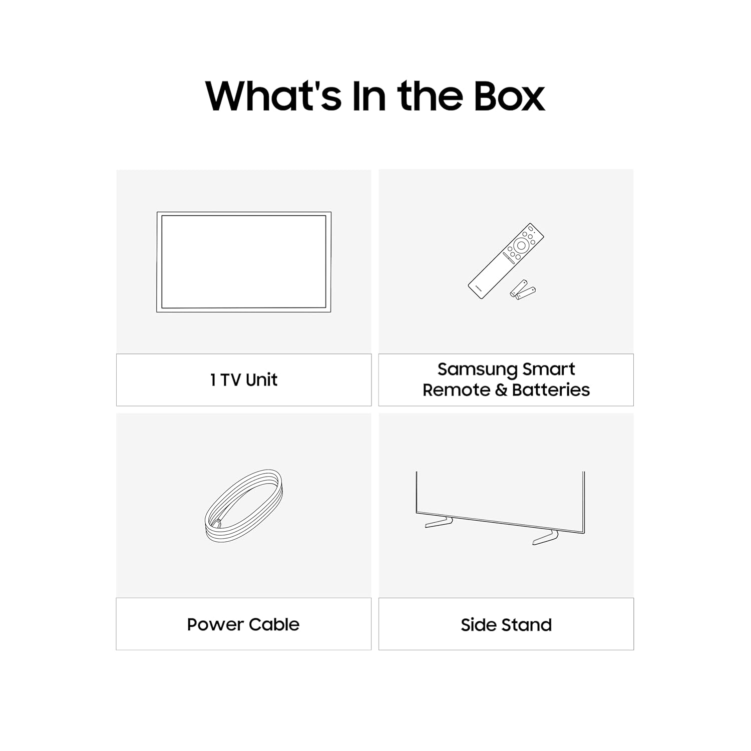 Samsung 55-inch Crystal 4K Smart LED TV with HDR10+