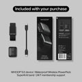 WHOOP Advanced Health Fitness and Longevity Tracking System with 14+ Day Battery Healthspan ECG Readings and Real-Time Stress Monitor (Peak)
