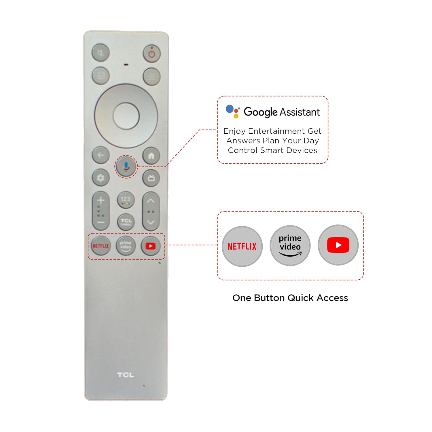 TCL 75‑Inch QD‑Mini LED Google TV 4K HDR 144Hz