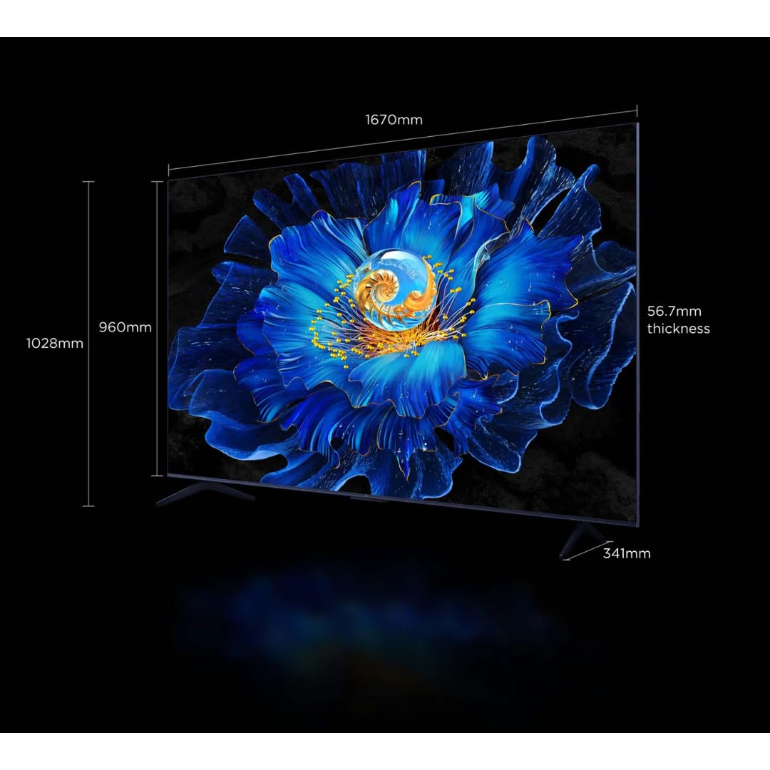 TCL 55‑inch 4K QD‑Mini LED Google TV with Dolby Vision