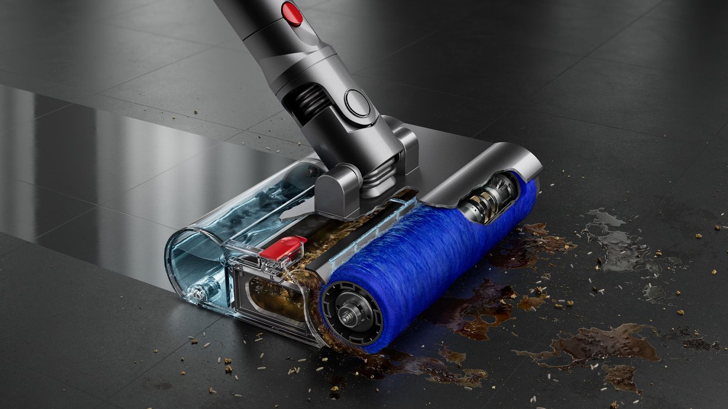 Dyson V12s Detect Slim Submarine Wet & Dry Cordless Vacuum Cleaner, Powerful Suction