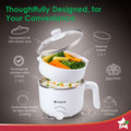Wonderchef Luxe Multi Cook Kettle - Thoughtfully Designed Features
