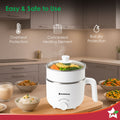 Wonderchef Luxe Multi Cook Kettle - Easy and Safe to Use
