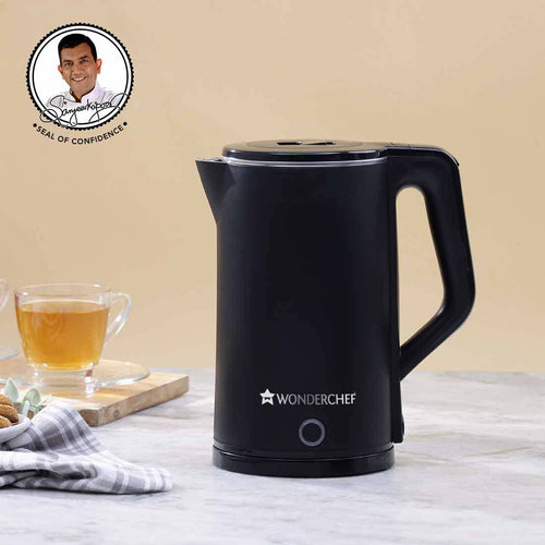 Wonderchef Cool-Touch Electric Kettle - Chef Sanjeev Kapoor Seal of Confidence