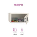 Godrej NX Pro Digital 25L Ivory - Bolts Detail