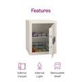 Godrej NX Pro Digital 40L Ivory - Bolts Detail