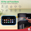 Wonderchef Evita 6.5L Digital Air Fryer - Free Recipe Book by Chef Sanjeev Kapoor