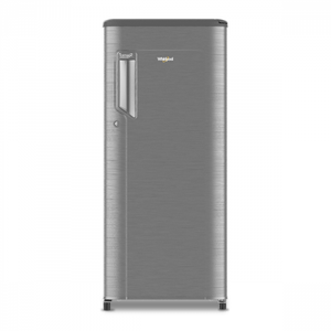 Whirlpool 184L IceMagic Powercool TITAN STEEL — Front View