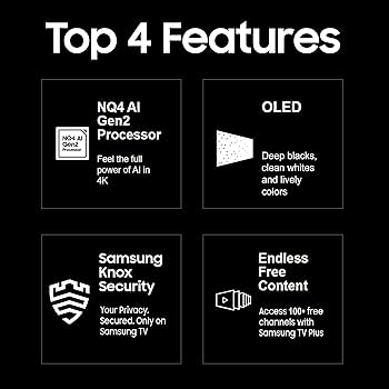 Samsung 77-inch 4K Ultra HD Smart OLED TV QA77S90DAELXL Graphite