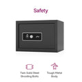 Godrej NX Pro Key Lock 15L Ebony - Rear View