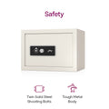 Godrej NX Pro Key Lock 15L Ivory - Rear View
