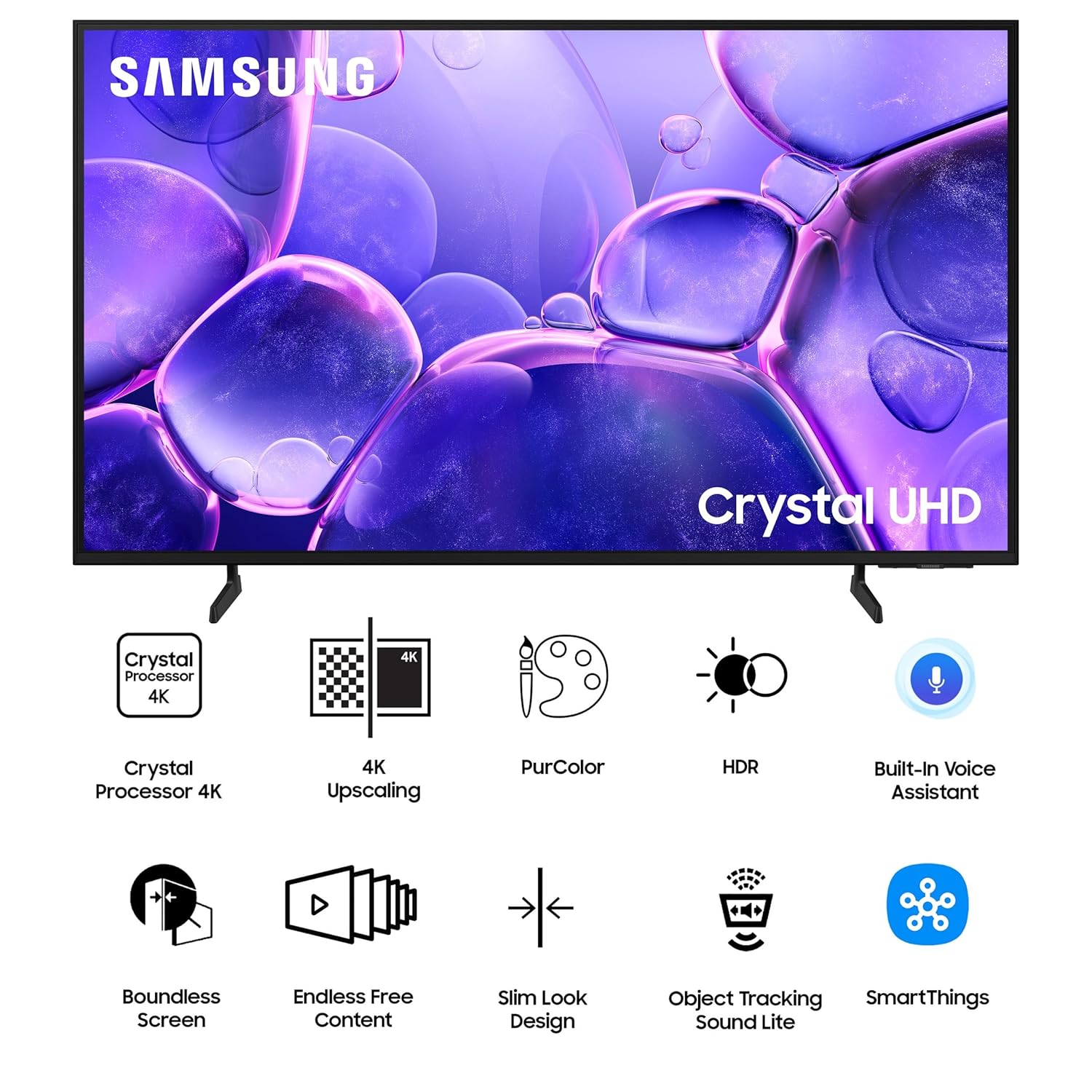Samsung 55-Inch Crystal 4K Ultra HD Smart LED TV