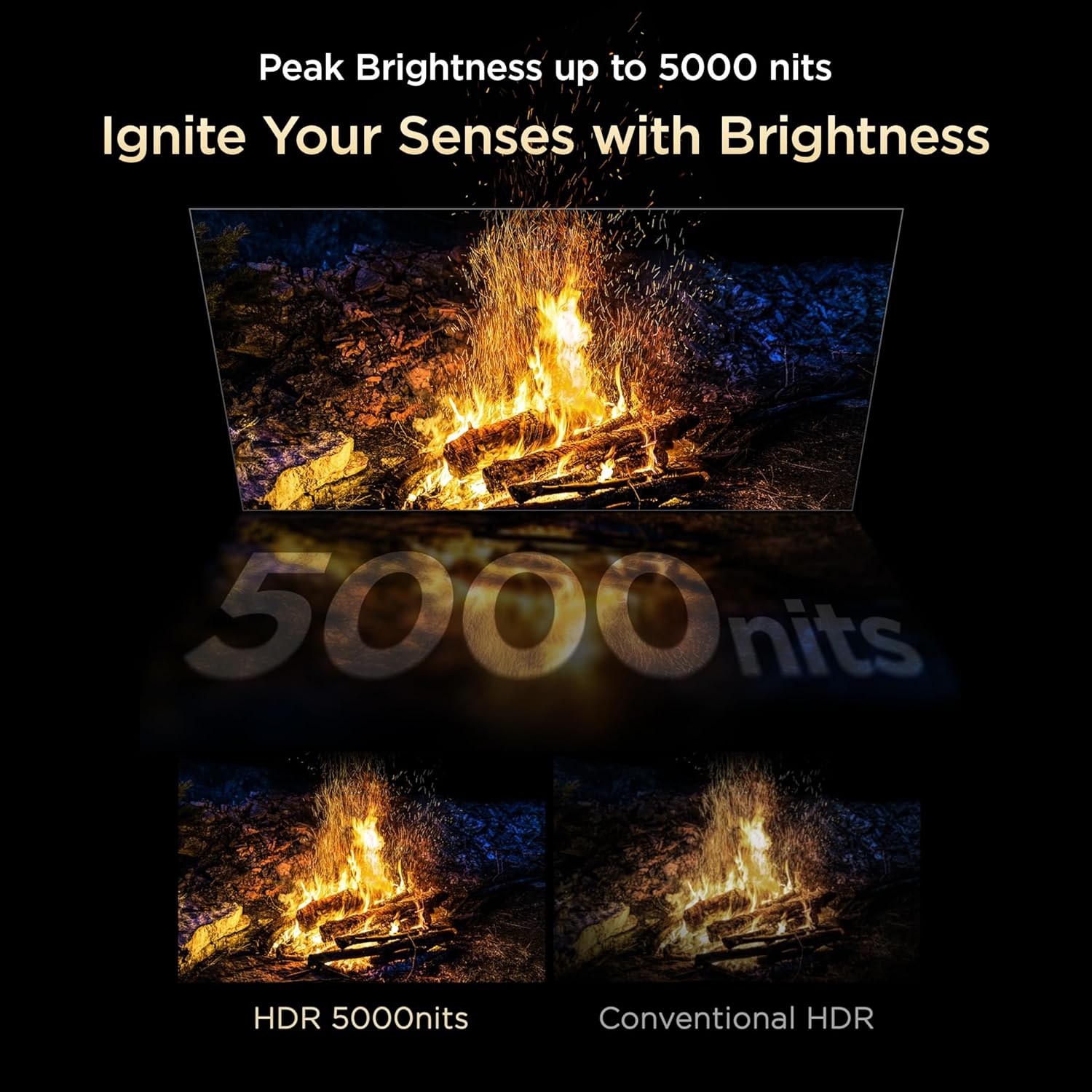 TCL 75‑Inch QD‑Mini LED Google TV 4K HDR 144Hz