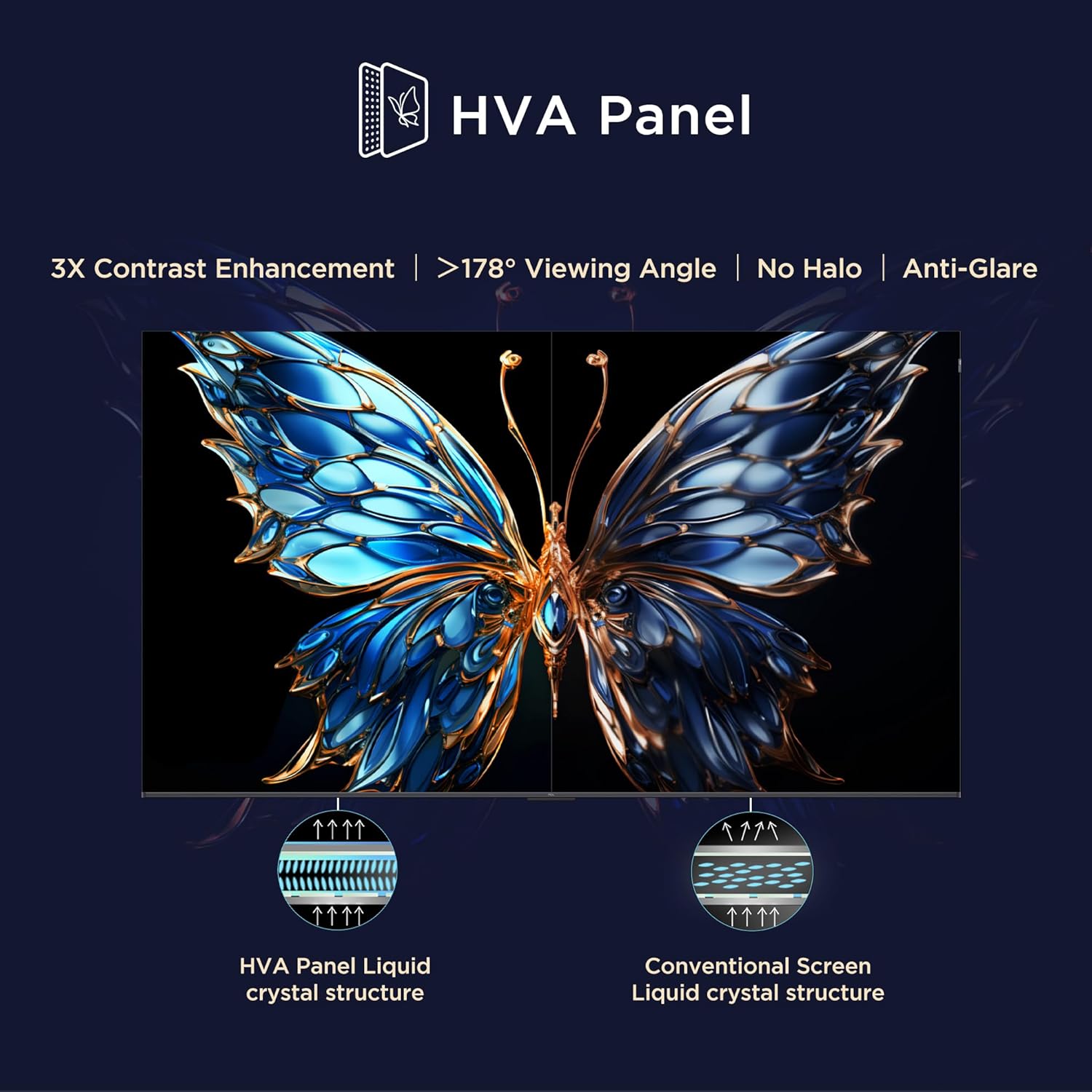 TCL 43‑Inch 4K QLED Smart Google TV with Dolby Atmos