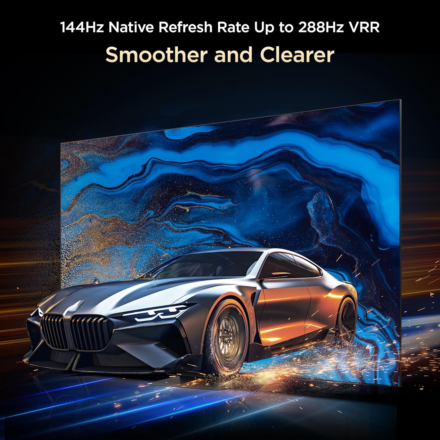 TCL 75‑Inch QD‑Mini LED Google TV 4K HDR 144Hz