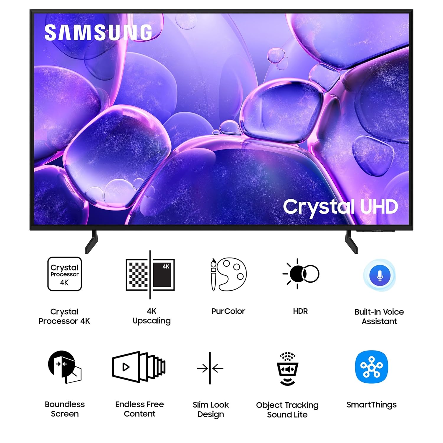 Samsung 55‑inch Crystal 4K Ultra HD Smart LED TV UA55U8400