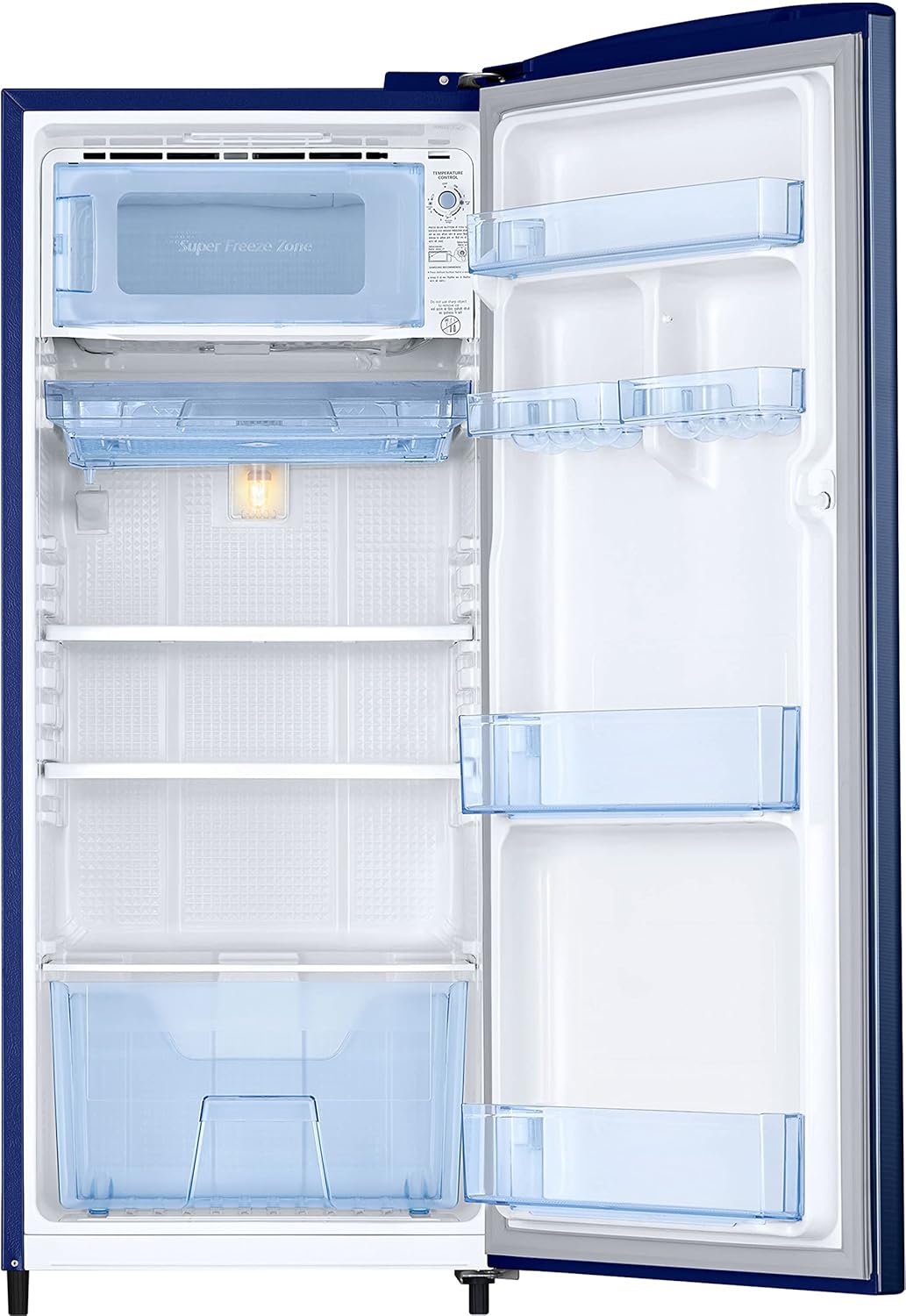 Samsung 183L 3-Star Digital Inverter Direct-Cool Refrigerator Blue