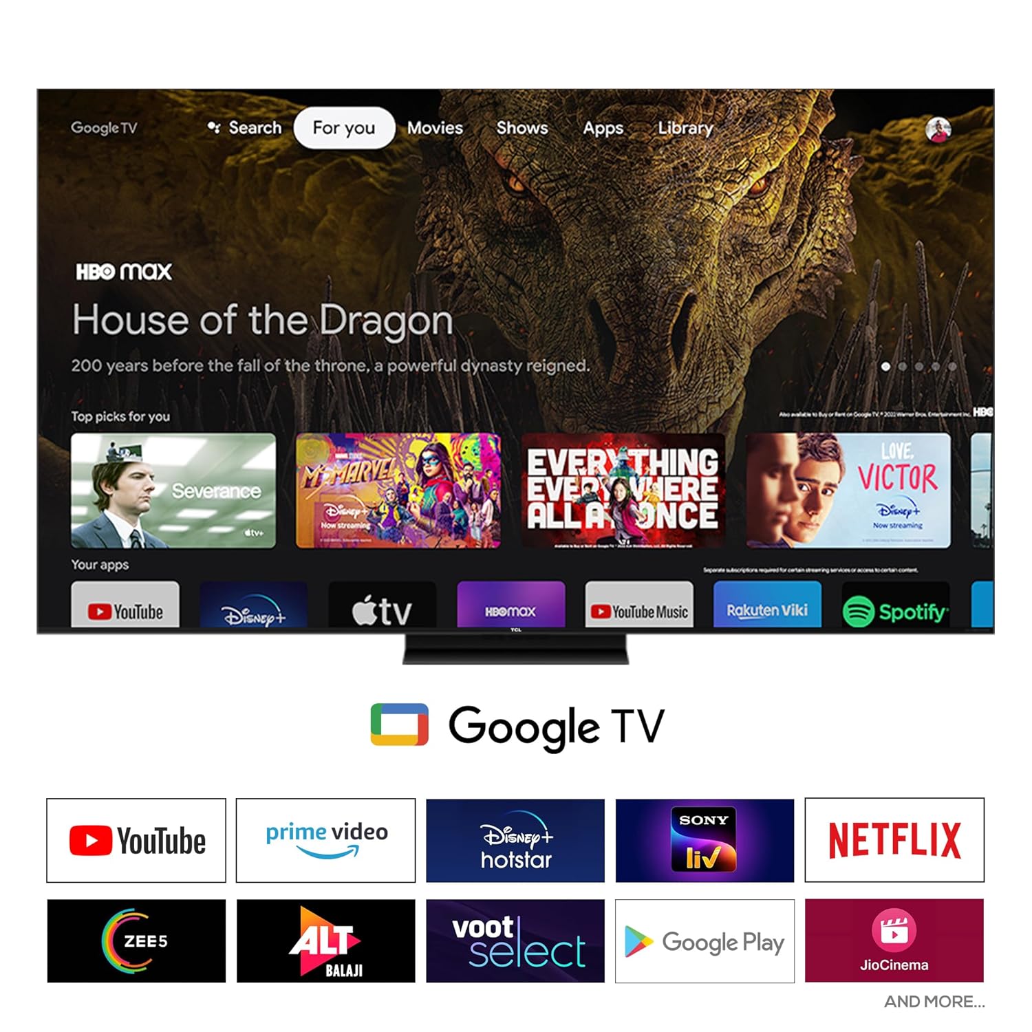 TCL 75‑Inch QD‑Mini LED Google TV 4K HDR 144Hz