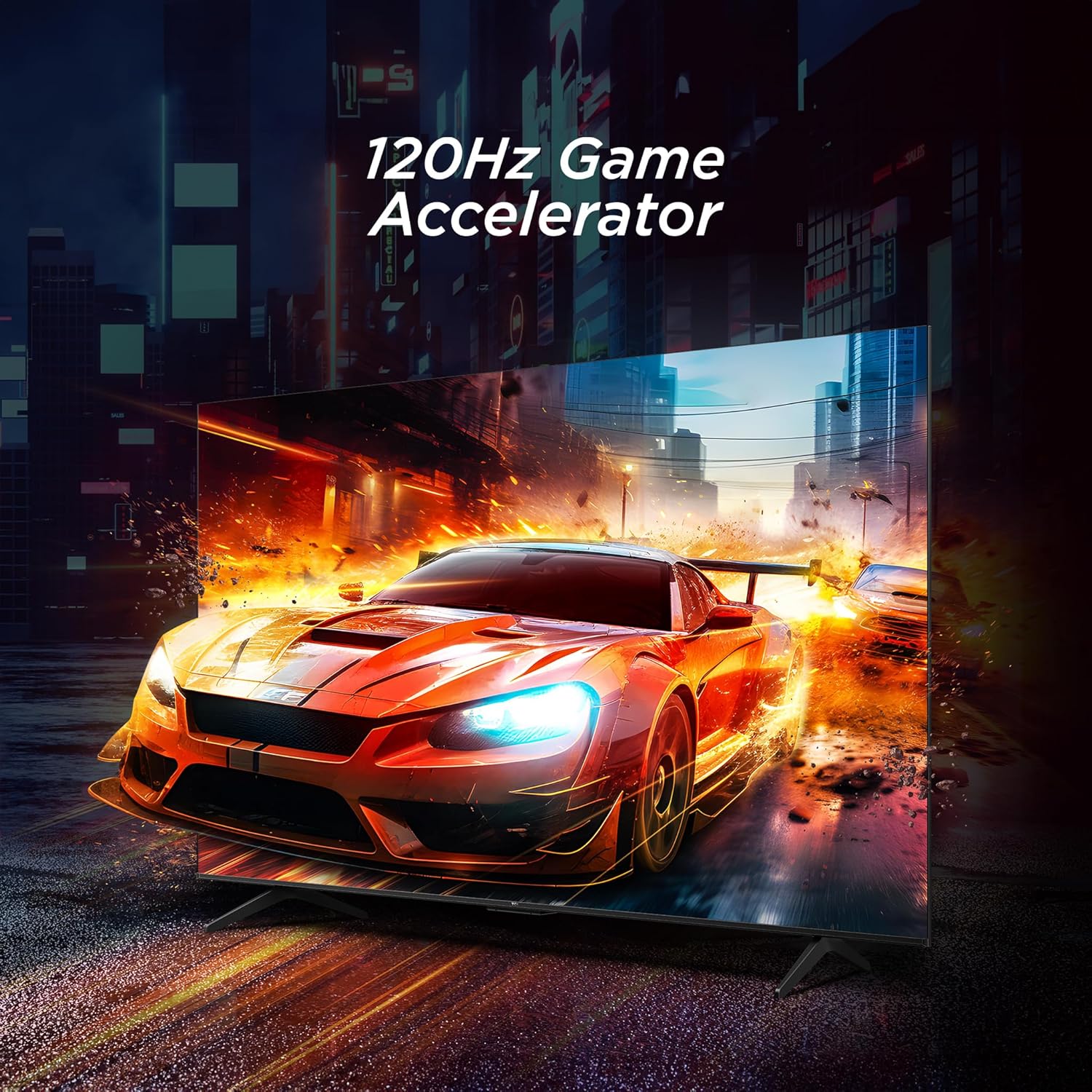 TCL 85‑Inch QLED Google TV with 4K Dolby Vision