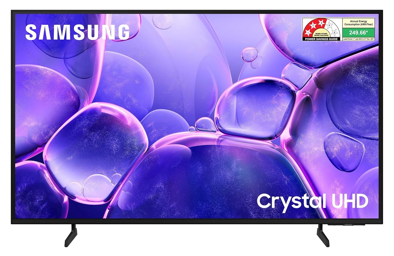 Samsung 65" Crystal 4K Smart LED TV Black