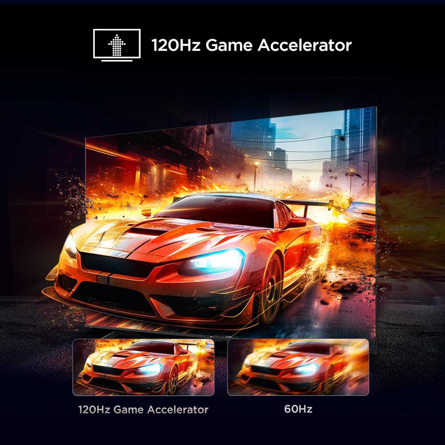 TCL 55‑Inch 4K QLED Google TV with Dolby Atmos